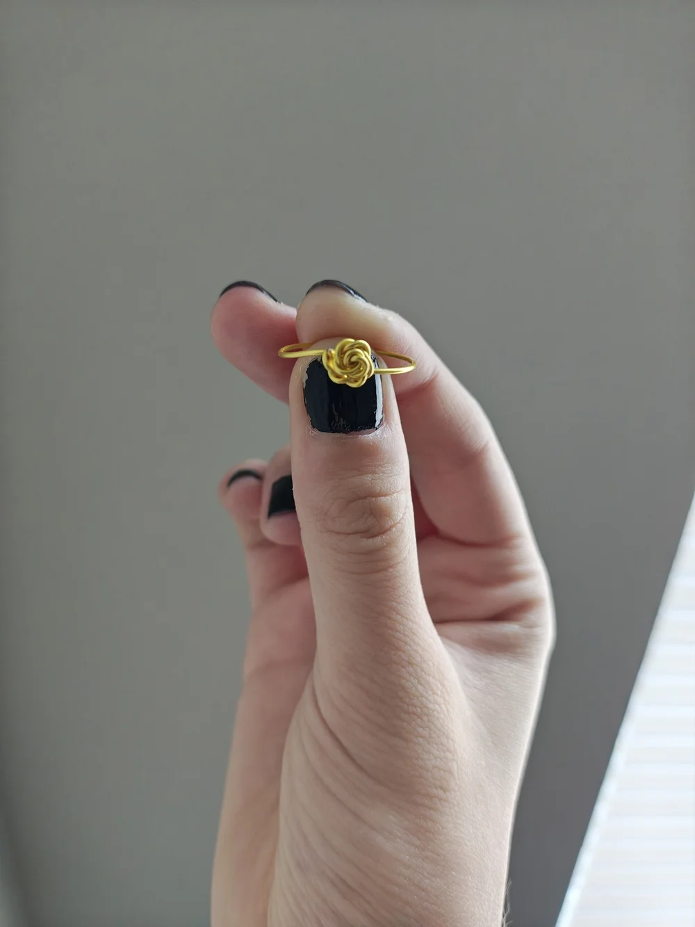 Gold Rose Ring - Women's Fashion Jewelry